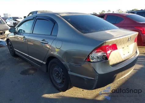 2008 Honda Civic Lx z USA, uszkodzony, nr VIN 2HGFA16548H306496